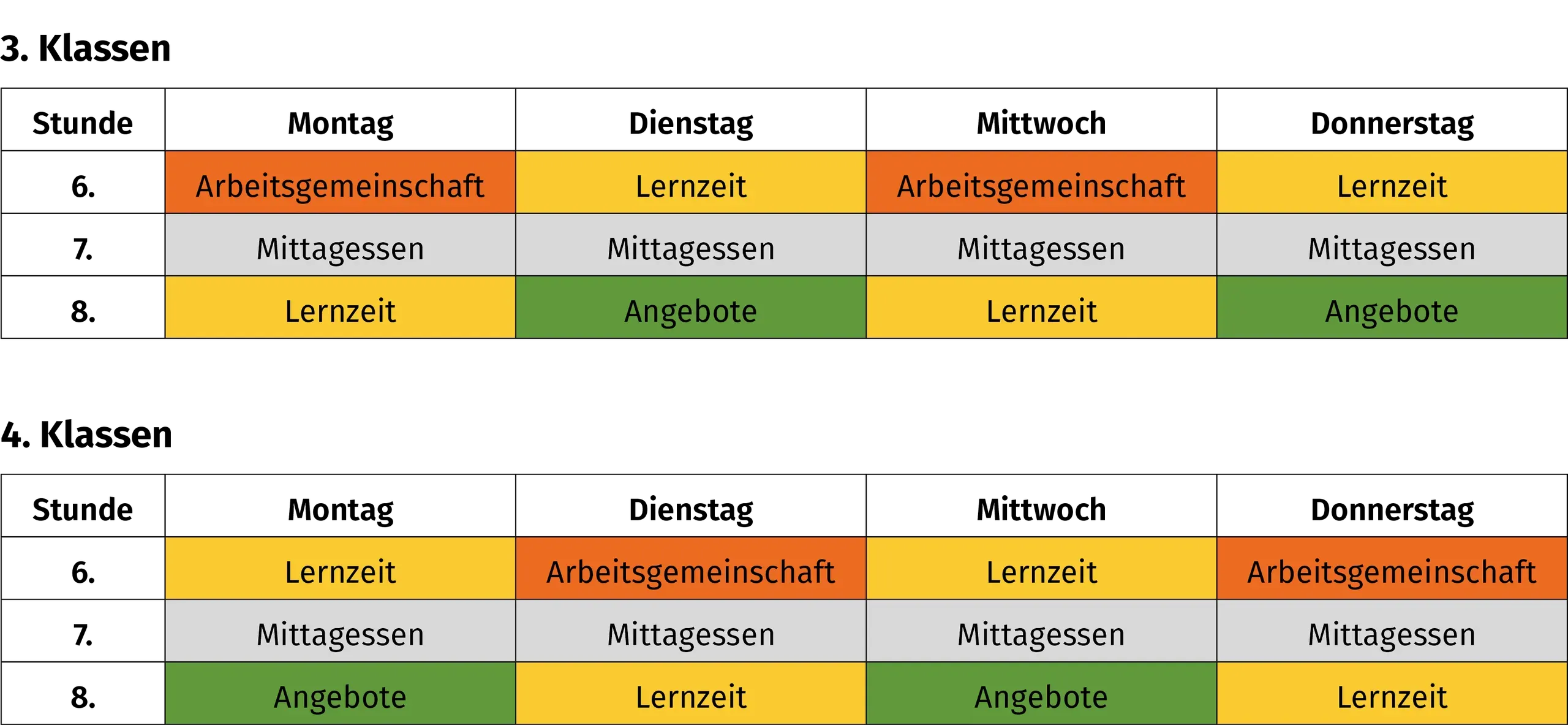 Angebotszeiten