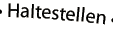 Haltestellen